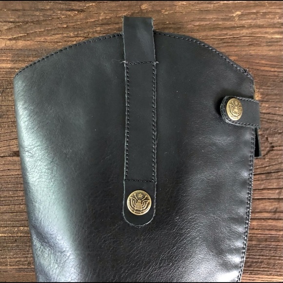 Sam Edelman Penny Black Leather Tall Riding Boots - Picture 7 of 17
